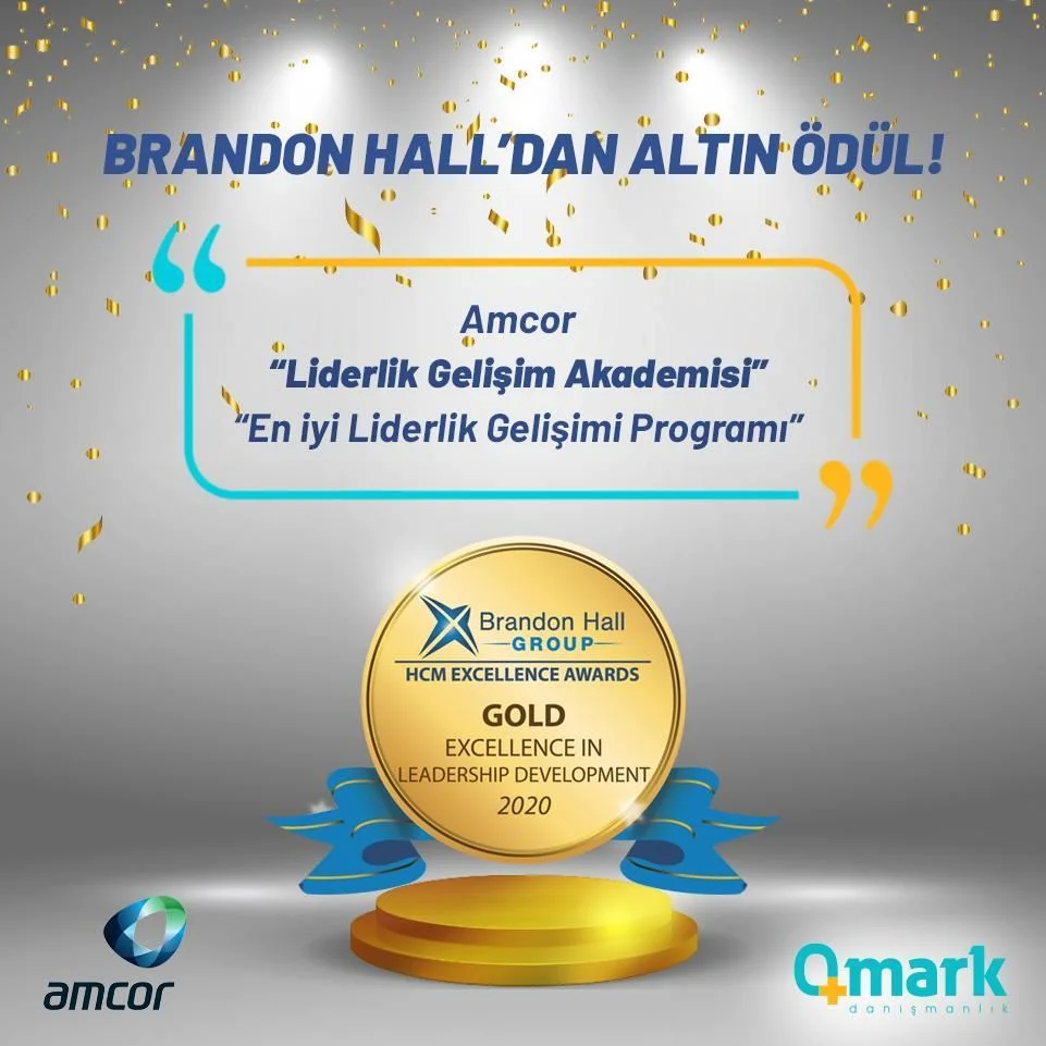 Amcor Brandon Hall HCM Excellence Awards 2020